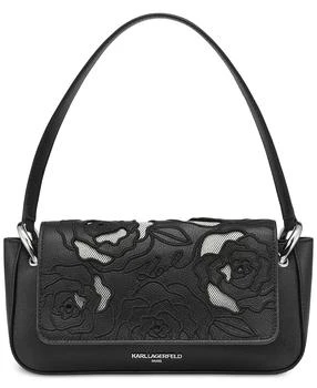 Monet Embroidered Leather Shoulder