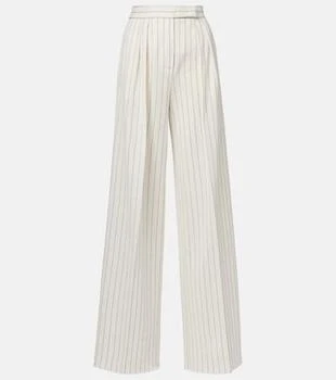 Max Mara | Clarion cotton and linen straight pants