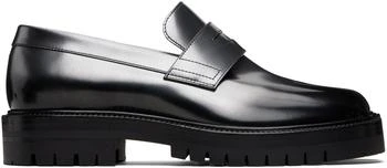 MAISON MARGIELA | Black & Silver Tabi County Loafers