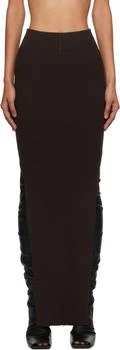 Rick Owens | Brown Concordians Sacriskirt Midi Skirt