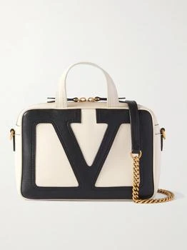 Valentino | Viva Superstar Small Two-tone Leather Shoulder Bag