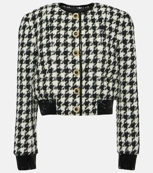 Balmain | Houndstooth tweed jacket