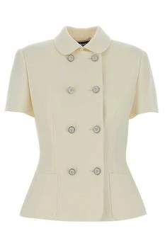 Versace | Versace Double-Breasted Short-Sleeved Jacket