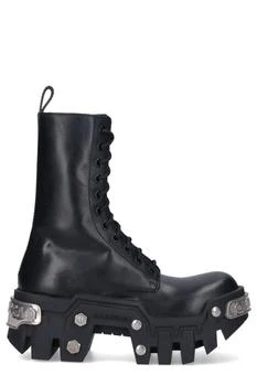 Balenciaga | Balenciaga Bulldozer Platform Lace-Up Boots