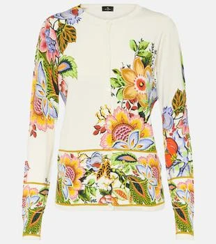 ETRO | Floral silk-blend top