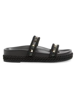 Valentino | Rockstud 20MM Slide Sandals in Calfskin