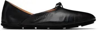 Tom Ford | Black Shiny Kid Leather Rudolf Ballet Loafers
