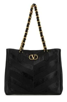 Valentino | Valentino Laseine VLogo Signature Chevron Patterned Tote Bag