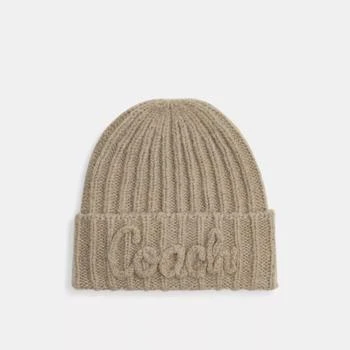 Coach Coach Script Knit Beanie