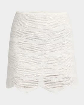 Tom Ford | Crescent Mesh Mini Skirt
