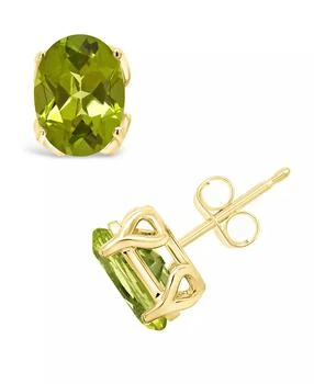 Macy
s | Peridot (2-3/4 ct. t.w.) Stud Earrings in 14K Yellow Gold