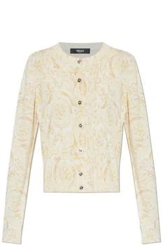 Versace | Versace Crewneck Button-Up Cardigan