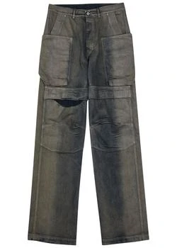 Rick Owens | Stefan panelled denim cargo trousers