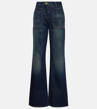 Balmain | High-rise flared jeans