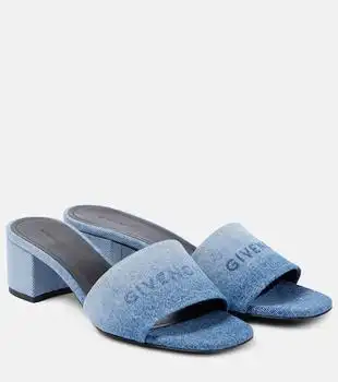 Givenchy | Logo denim mules
