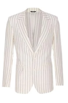 Dolce & Gabbana | Dolce & Gabbana Single-Breasted Pinstriped Jacket