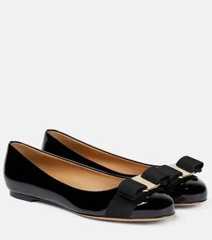 Salvatore Ferragamo | Varina patent leather ballet flats