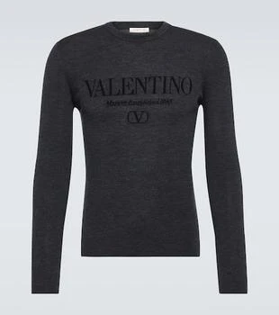 Valentino | Logo virgin wool sweater