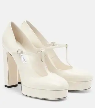 Jimmy Choo | Marene patent leather Mary Jane pumps