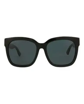 Rectangle-Frame Acetate Sunglasses