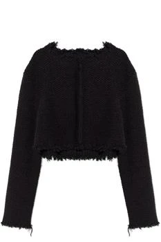 Jil Sander | Jil Sander Cropped Frayed Edge Cardigan