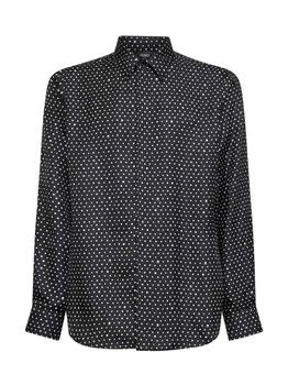 Fendi | Fendi Micro Falena Dots Printed Long Sleeved Shirt