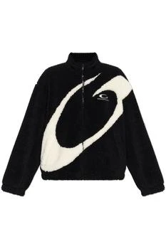 Balenciaga | Balenciaga Logo Embroidered Teddy Jacket