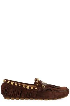 Valentino | Valentino Garavani Rockstud Plaster Caster Square Toe Loafers