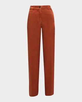 Dries Van Noten | Paxy Wide-Leg Satin Pants