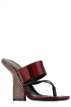 Dries Van Noten | Dries Van Noten Textured Block Heel Mules