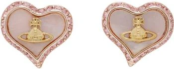Gold 
Pink Petra Earrings