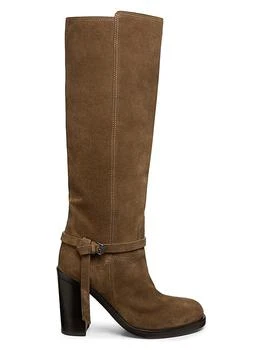 Brunello Cucinelli | 90MM Suede Knee-High Boots
