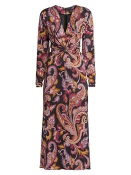 ETRO | Paisley Twist Midi-Dress