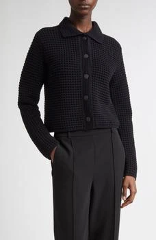 Vince Block Stitch Cardigan
