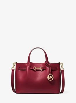 Michael Kors Carson Small Pebbled Leather Satchel