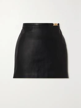 Versace | Icons Leather Mini Skirt  - IT40