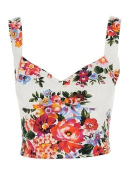 Dolce & Gabbana | Dolce & Gabbana Floral Bustier Top