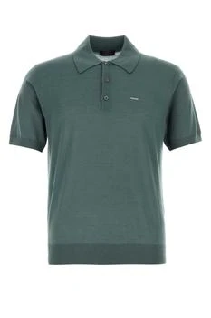 Prada | Prada Short-Sleeved Knitted Polo Shirt