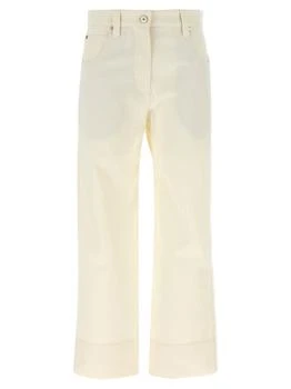 Brunello Cucinelli | Brunello Cucinelli Monili Detailed Cropped Jeans