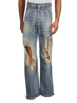 Balmain | Stonewash Distressed Jeans