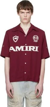 AMIRI | Red 'Amiri' Sport Camp Shirt