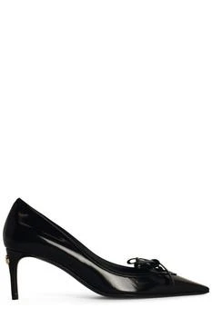 Dolce & Gabbana | Dolce & Gabbana DG Logo Plaque Bow Detailed Pumps