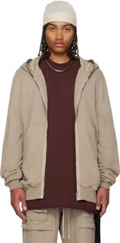 Rick Owens | Taupe Concordians Jumbo Hoodie