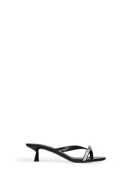 Jimmy Choo | JIMMY CHOO | Black leather Ciela 45 mules | Women | 37