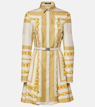 Versace | Versace Treasure silk twill shirt dress