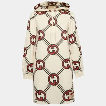 Gucci | Gucci Cream G Interlocking Jersey Hoodie Dress S