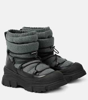 Brunello Cucinelli | Leather-trimmed snow boots