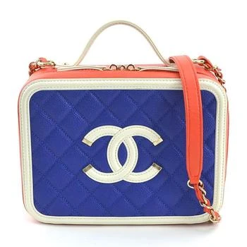 Chanel | blue Color Leather Shoulder Bag (Pre-Owned)