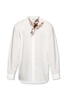 Dries Van Noten | Dries Van Noten Long-Sleeved Curved Hem Shirt