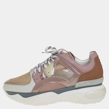 Fendi | Fendi Multicolor Mesh And Leather Chunky Low Top Sneakers Size 38